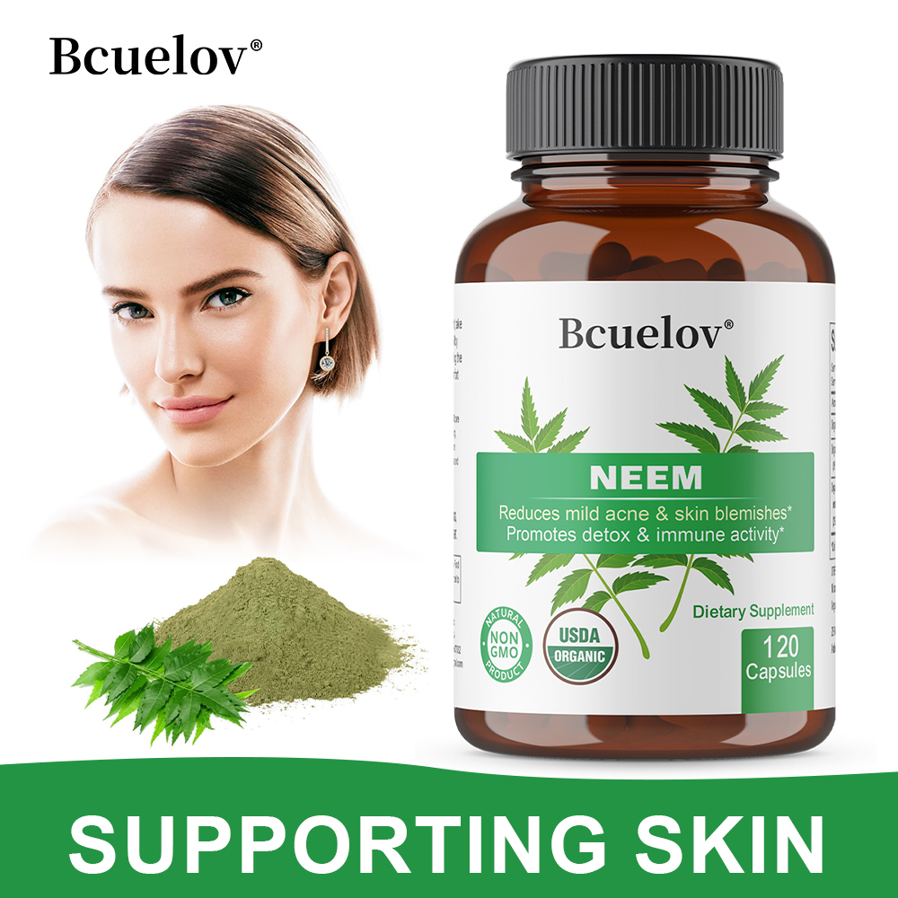 Herbal Wellness In - Organische Neembladcapsules, kruidenextract antioxidant supplement voor