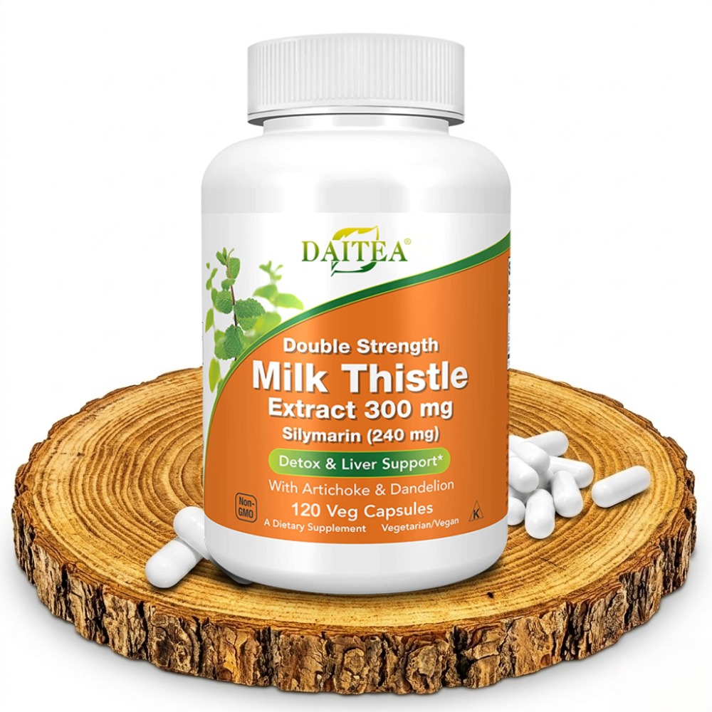 Milk Thistle Silymarin - Silymarin, Mariadistel Extract 300mg, met Artisjok