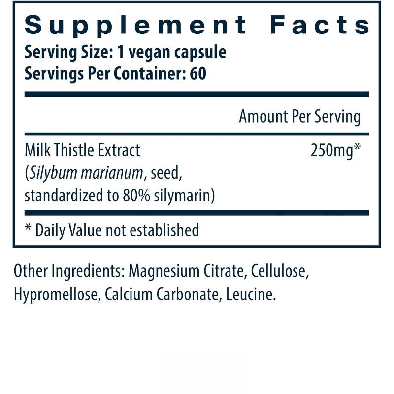 Mariadistel 1000mg Capsules me - Milk Thistle Silymarin recensie en prijs