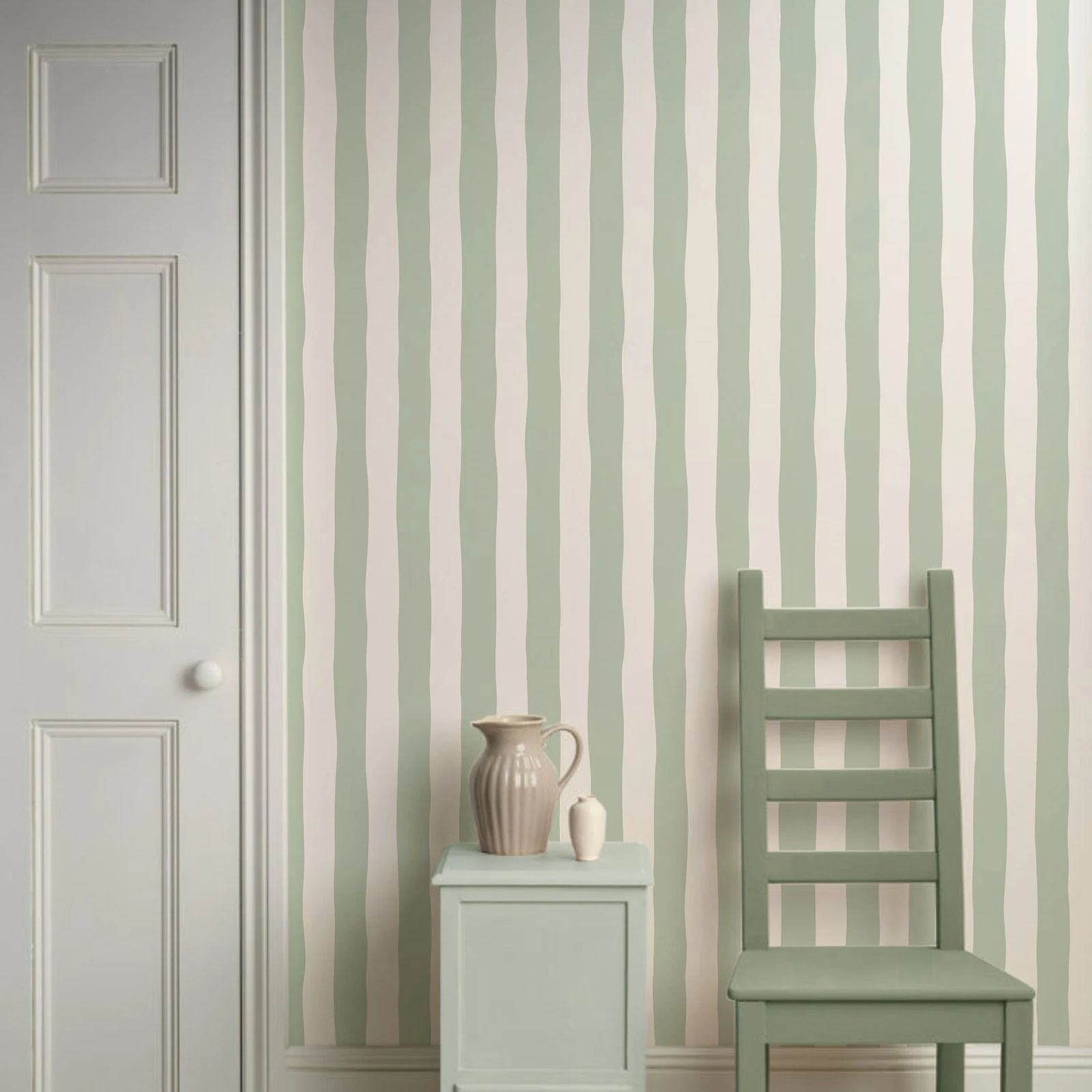 Afneembaar behang Saliegroene  - Herbal Wallpaper recensie en prijs