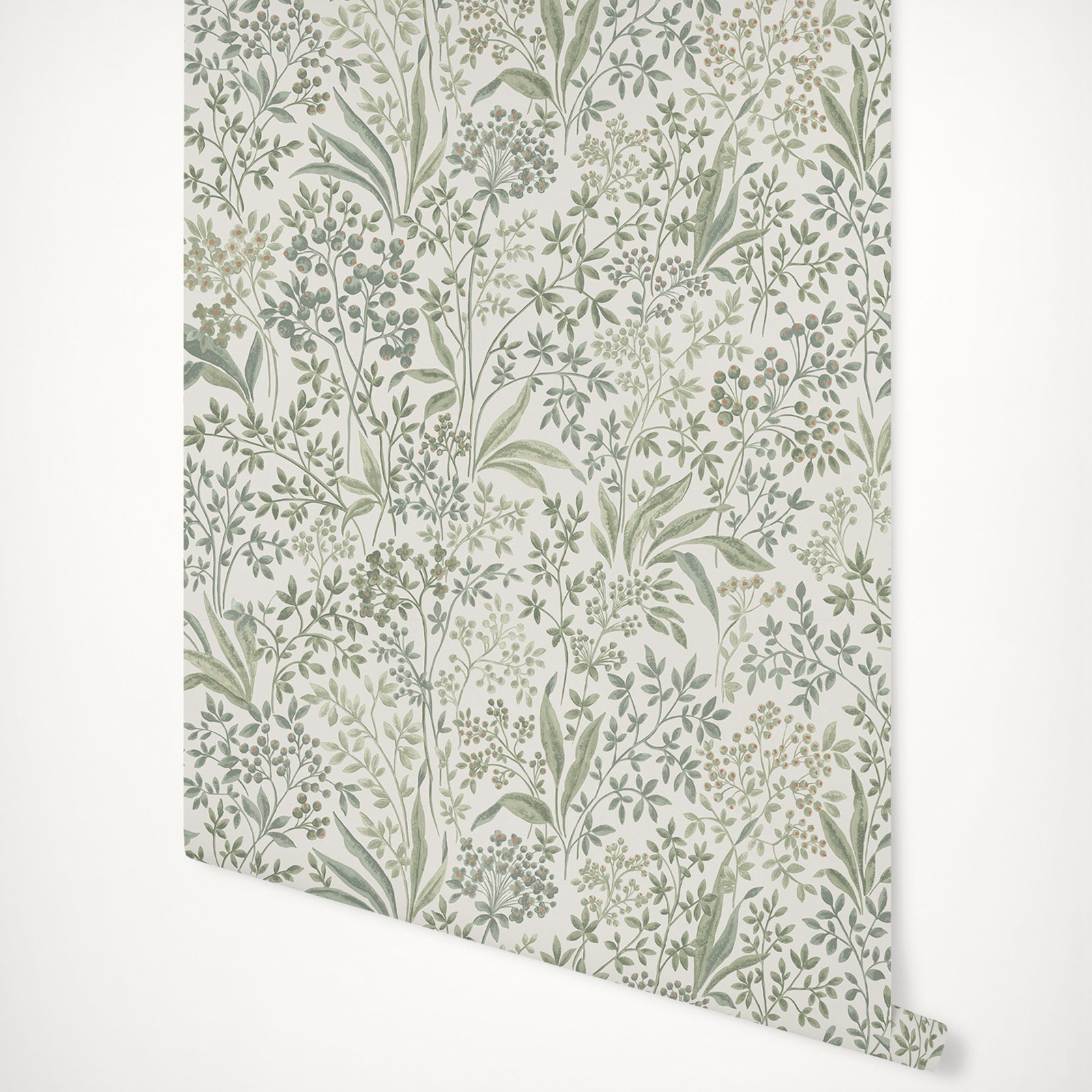 Aquarel Geschilderd Nocturne B - Herbal Wallpaper recensie en prijs
