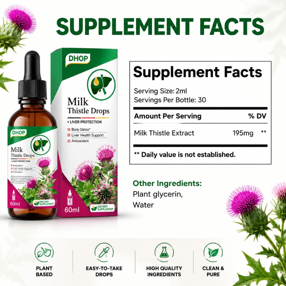 DHOP Mariadistel Druppels Sily - Milk Thistle Silymarin recensie en prijs