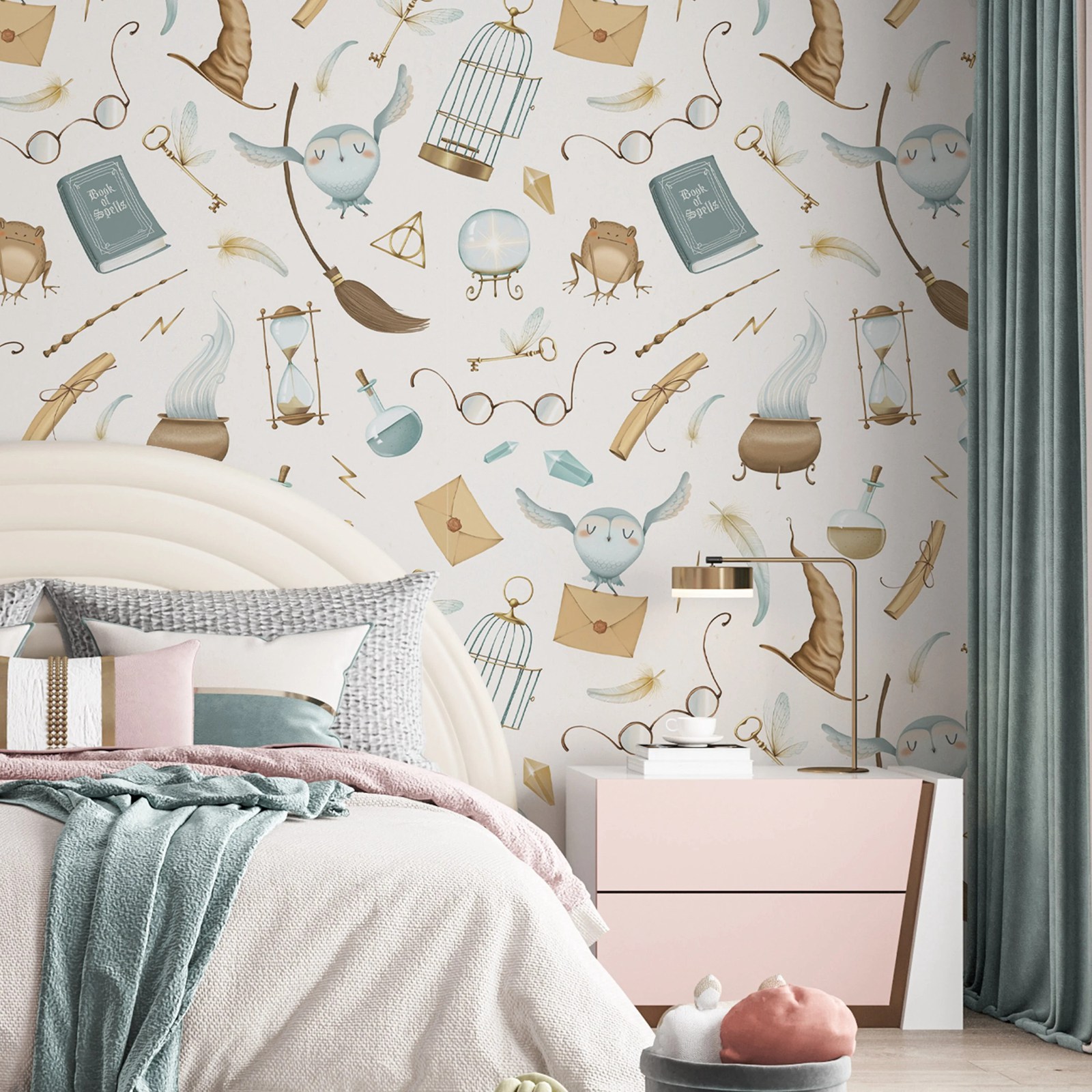 Zelfklevend cartoon behang sch - Herbal Wallpaper recensie en prijs