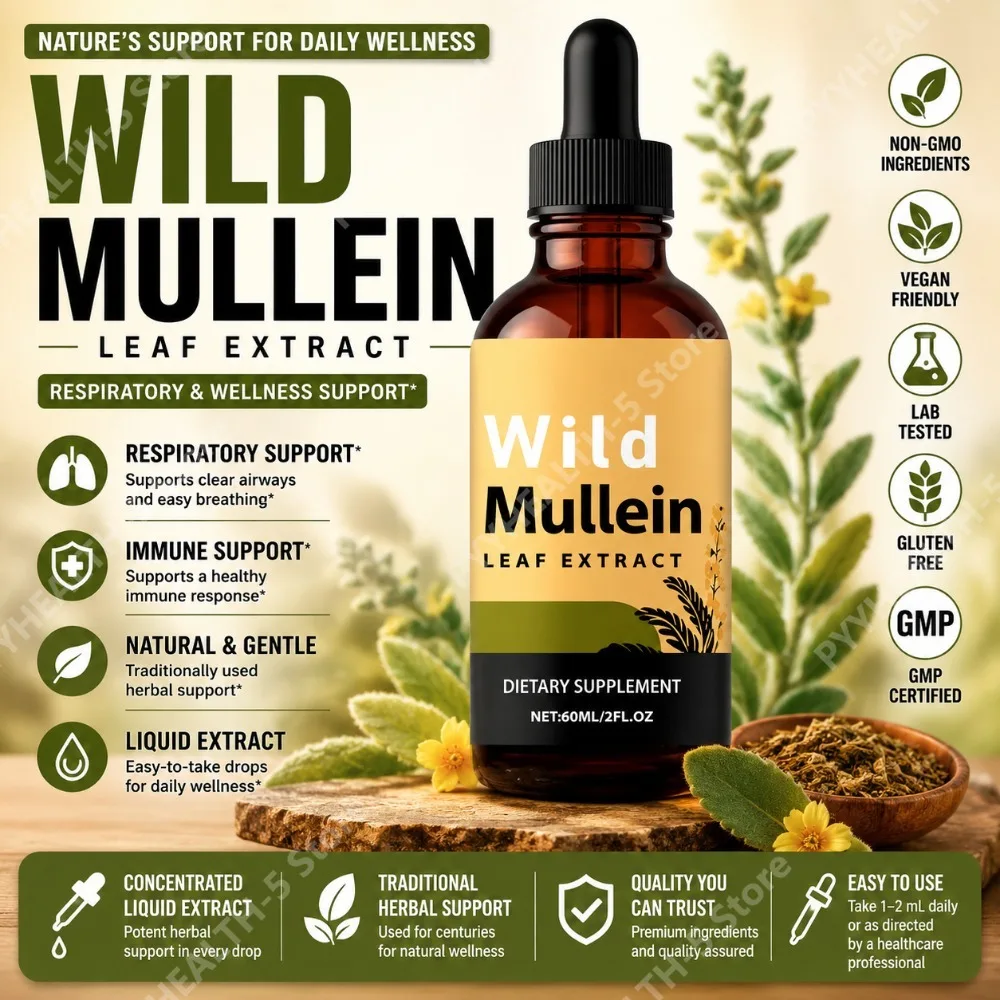 Wild Mullein Bladdruppels met  - Herbal Wellness In recensie en prijs
