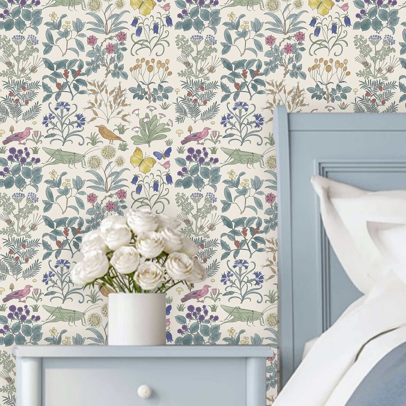 Apotheker Tuin Behang Met Tuin - Herbal Wallpaper recensie en prijs