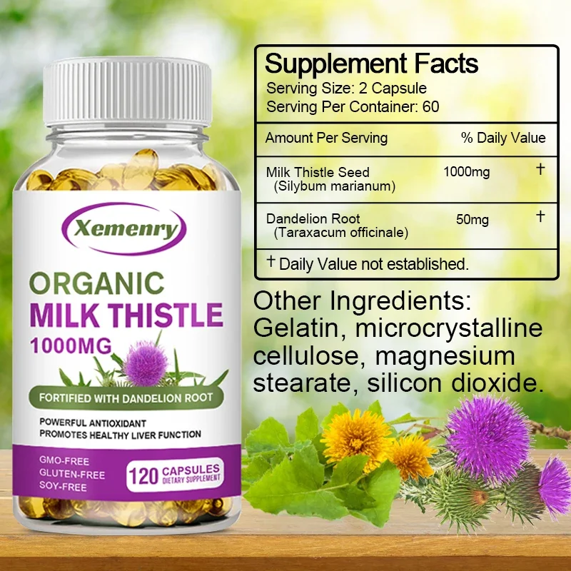 Mariadistelcapsules 1000 mg si - Milk Thistle Silymarin recensie en prijs