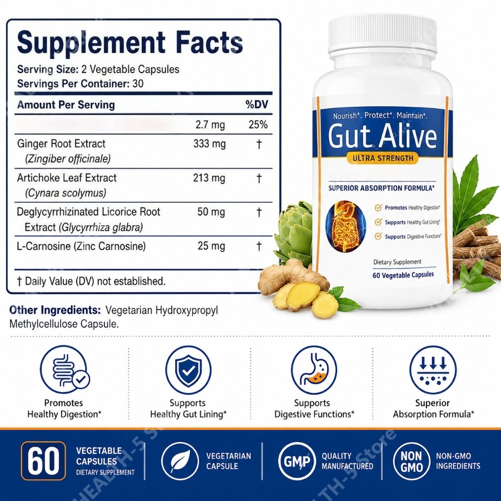 Gut Alive Natuurlijk Supplemen - Tulsi Holy Basil recensie en prijs
