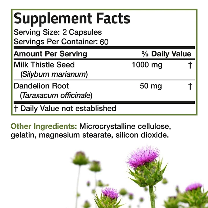 Natuurlijk Mariadistelsuppleme - Milk Thistle Silymarin recensie en prijs
