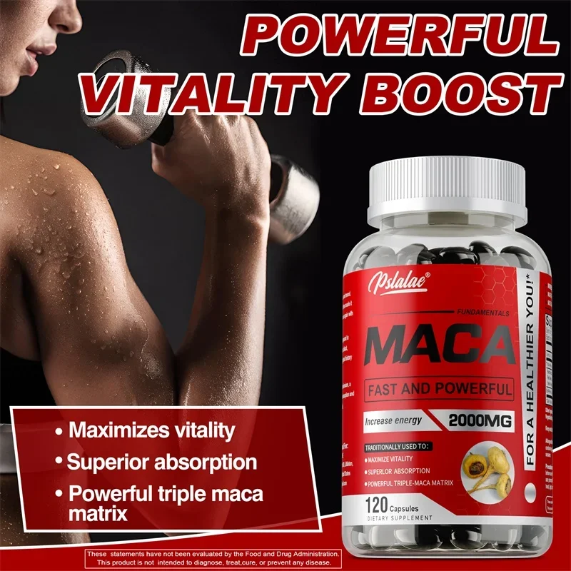 Maca Root-capsules - verbetert - Tulsi Holy Basil recensie en prijs
