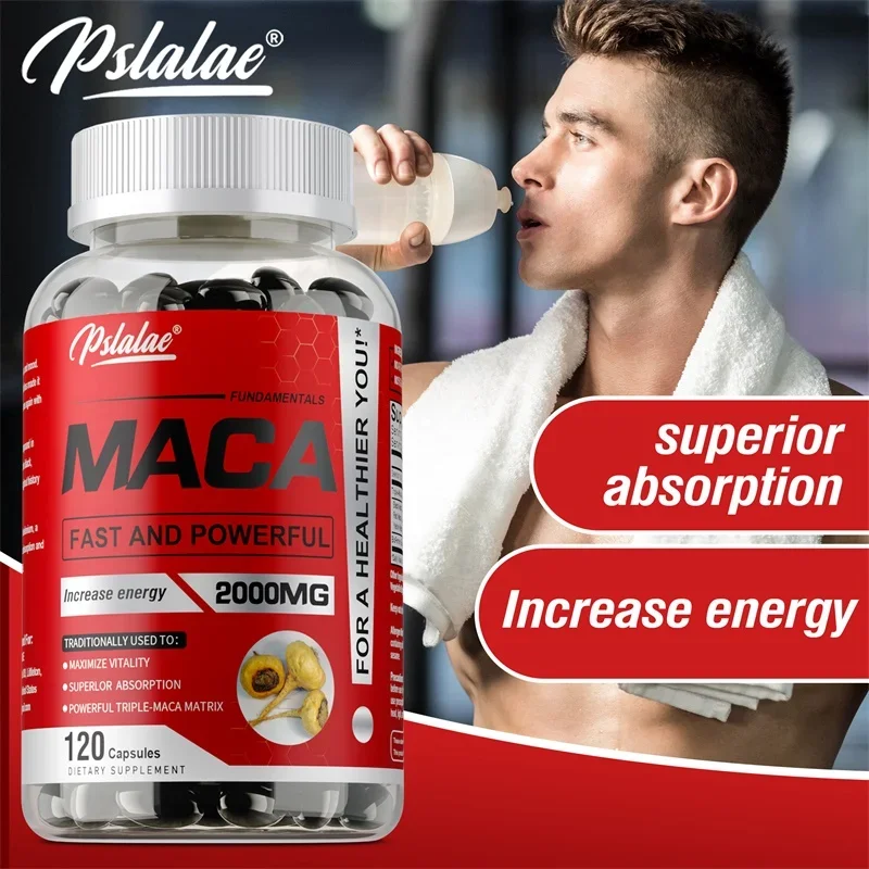Maca Root-capsules - verbetert - Tulsi Holy Basil recensie en prijs
