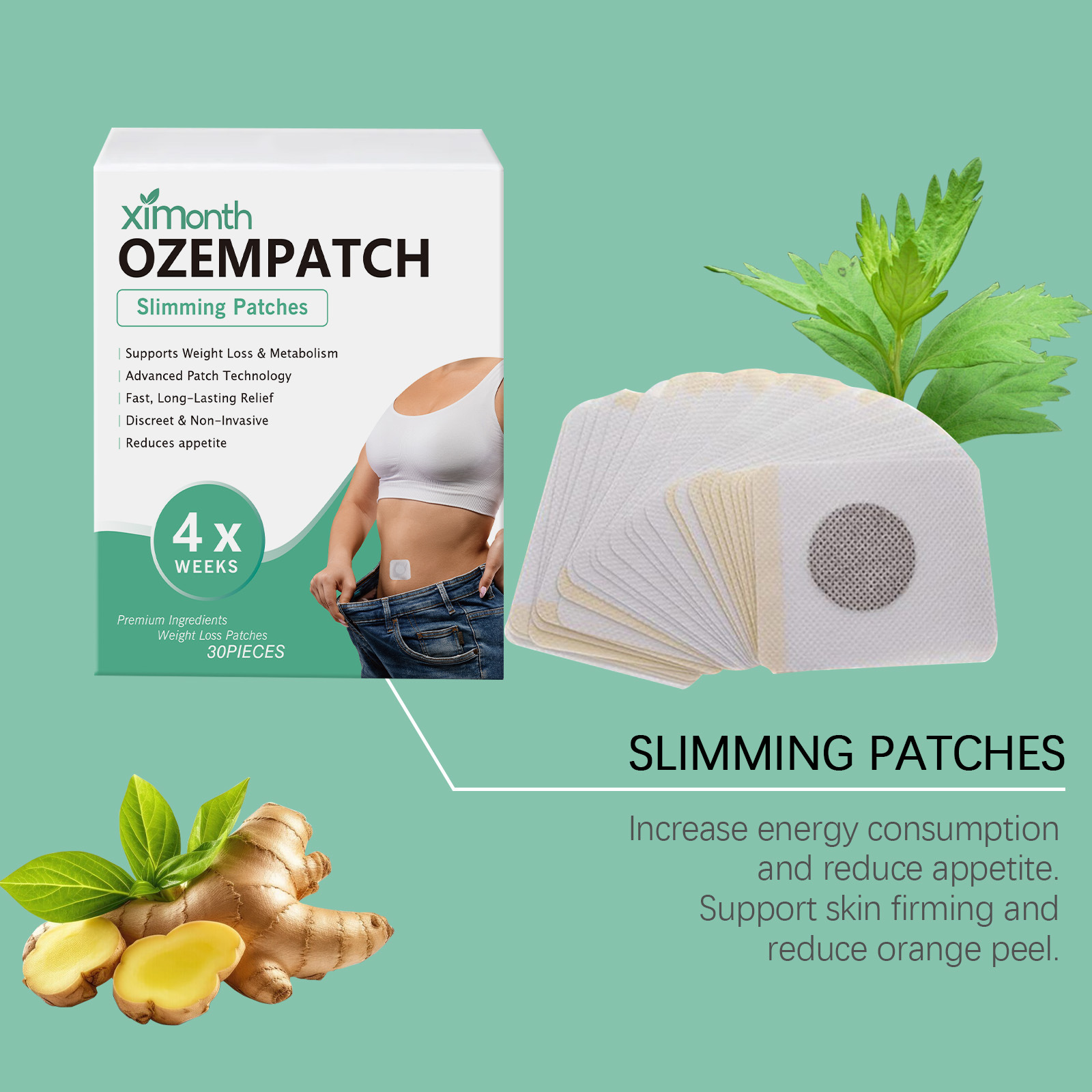 Ximonth Body Shaping Patches V - Herbal Wellness In recensie en prijs